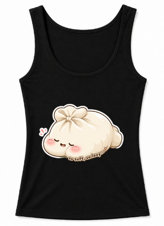 So Soft So Lazy - Cute Dumpling Bao Lazy Asian Food Graphic T-Shirt