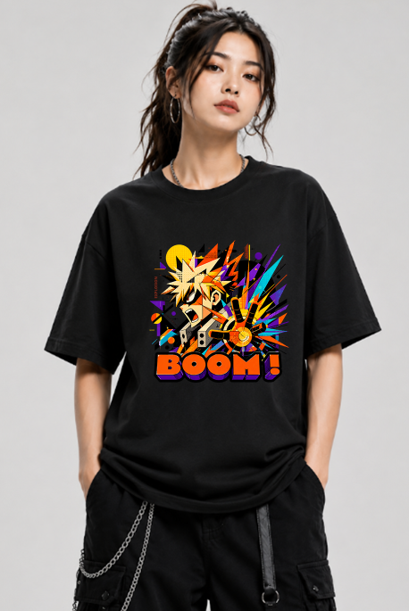 Boom Explosion Hero Abstract Comic Streetwear