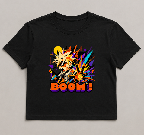 Boom Explosion Hero Abstract Comic Streetwear