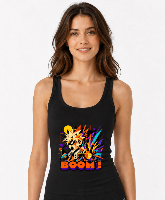 Boom Explosion Hero Abstract Comic Streetwear