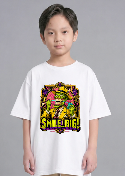 Smile Big Green Mask Yellow Zoot Suit Vintage Comic