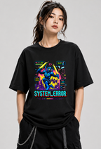 System Error Blue Beetle Mosquito 8-Bit Pixel Art Retro Gaming