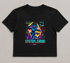 System Error Blue Beetle Mosquito 8-Bit Pixel Art Retro Gaming