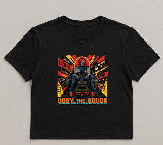 Obey The Couch Darkseid Universal Laziness Propaganda Comic