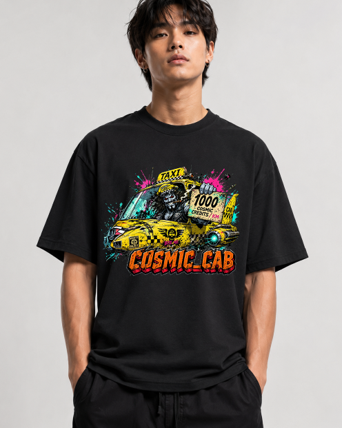Cosmic Cab Lobo Space Taxi Driver Bounty Hunter Retro Comic