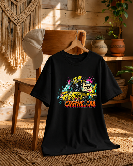 Cosmic Cab Lobo Space Taxi Driver Bounty Hunter Retro Comic