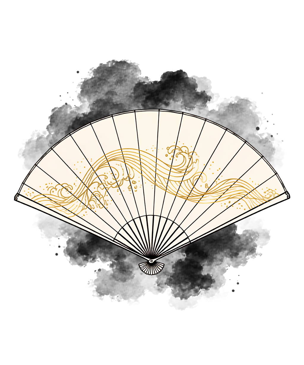 Golden Wave Fan
