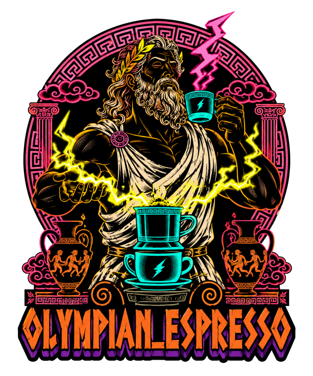 Olympian Espresso Greek God Zeus Coffee Lightning