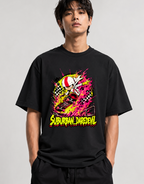 Suburban Daredevil Kick Skater Vintage Stunt Cartoon