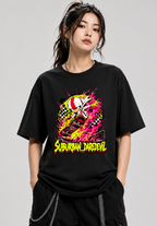 Suburban Daredevil Kick Skater Vintage Stunt Cartoon