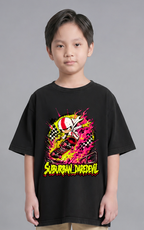 Suburban Daredevil Kick Skater Vintage Stunt Cartoon