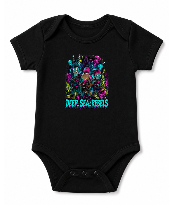Deep Sea Rebels Fish Hooks Punk Rock Neon Underwater