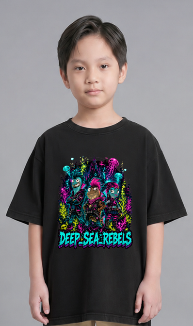 Deep Sea Rebels Fish Hooks Punk Rock Neon Underwater