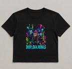 Deep Sea Rebels Fish Hooks Punk Rock Neon Underwater