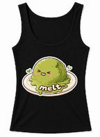Melt - Cute Melting Matcha Ice Cream Summer Humor Graphic T-Shirt