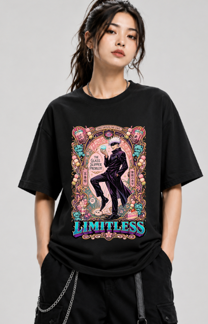 Limitless Sorcerer Art Nouveau Aesthetic Anime Streetwear