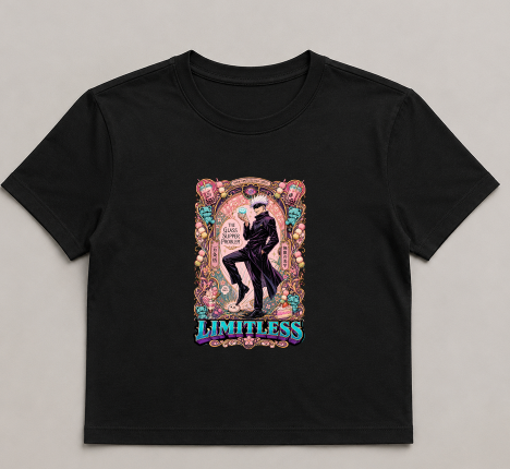 Limitless Sorcerer Art Nouveau Aesthetic Anime Streetwear