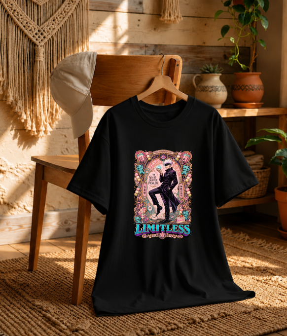 Limitless Sorcerer Art Nouveau Aesthetic Anime Streetwear