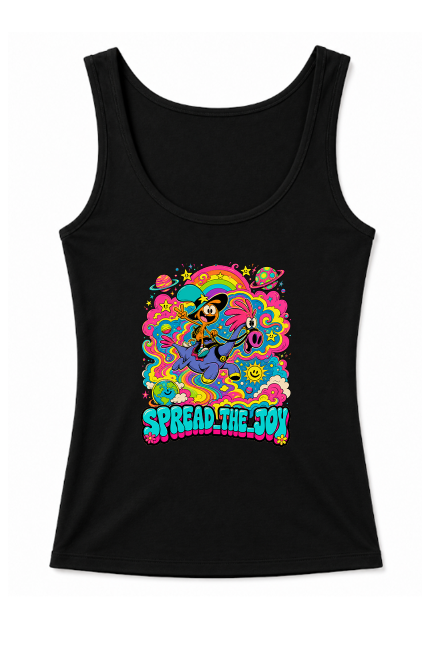 Spread The Joy Wander Over Yonder Retro Psychedelic Cartoon