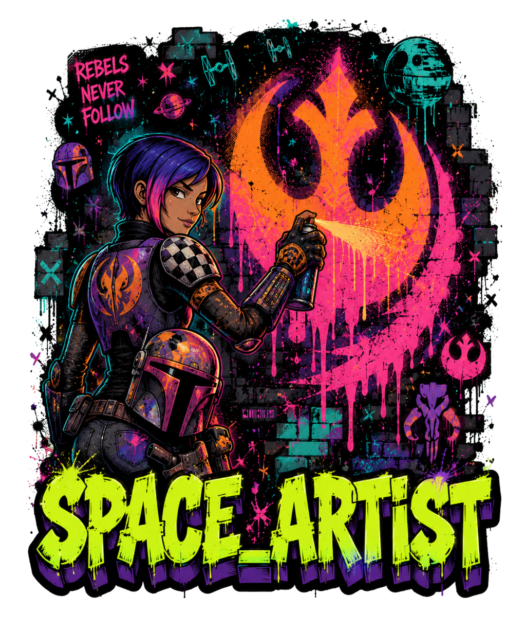 Space Artist Graffiti Mandalorian Rebel Star Wars