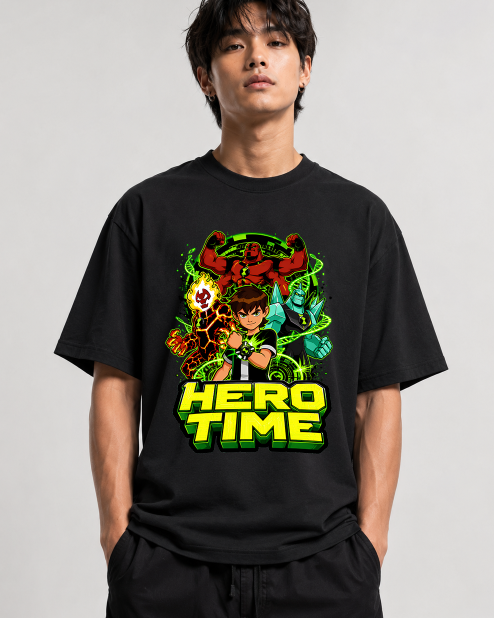 Hero Time Omnitrix Alien Heroes Retro 2000s Cartoon