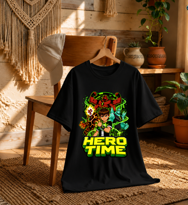 Hero Time Omnitrix Alien Heroes Retro 2000s Cartoon