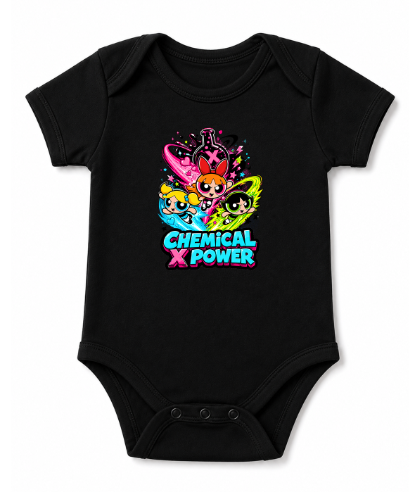 Chemical X Power Blossom Bubbles Buttercup Retro Cartoon