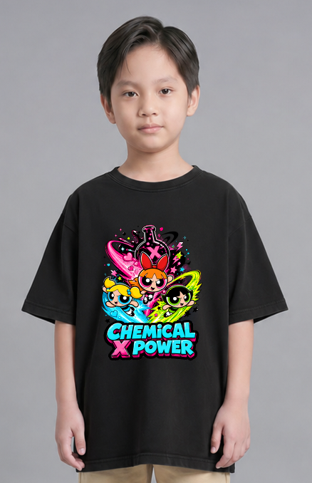 Chemical X Power Blossom Bubbles Buttercup Retro Cartoon