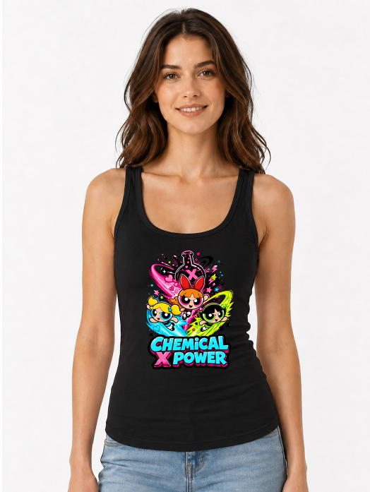 Chemical X Power Blossom Bubbles Buttercup Retro Cartoon