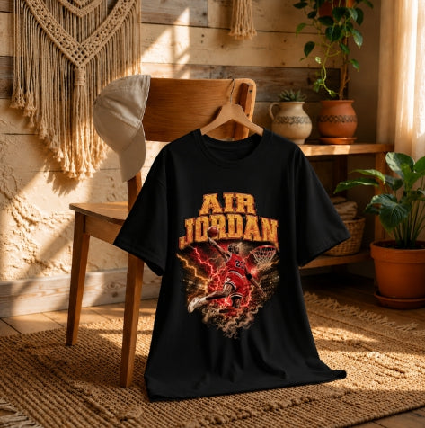 Air Jordan Basketball Legend Lightning Slam Dunk Graphic