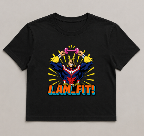 I Am Fit Symbol of Peace Gym Parody Anime Streetwear