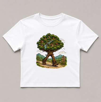 Walking Village Tree