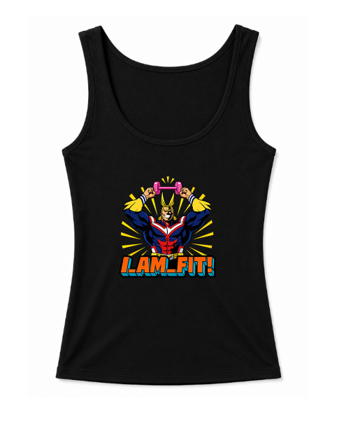 I Am Fit Symbol of Peace Gym Parody Anime Streetwear
