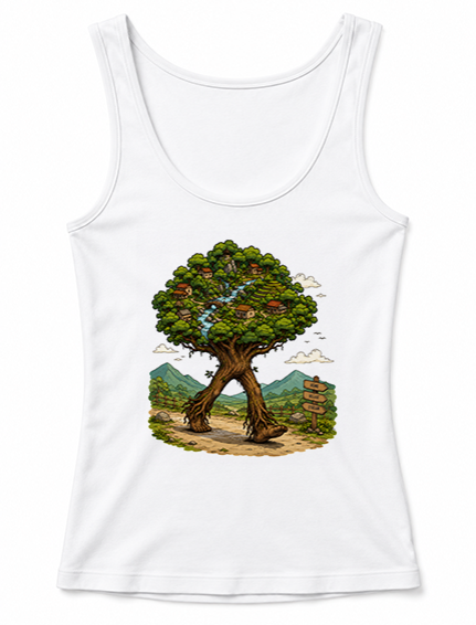 Walking Village Tree