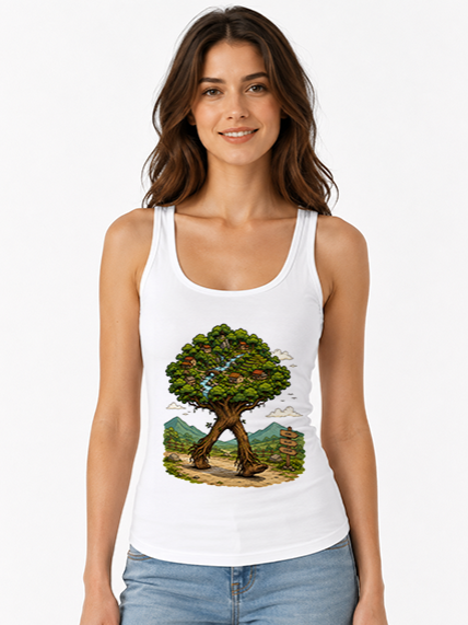 Walking Village Tree