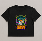 Laboratory Rules Dexter Boy Genius Science Retro Cartoon