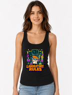 Laboratory Rules Dexter Boy Genius Science Retro Cartoon