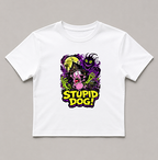 Stupid Dog Nowhere Farmhouse Horror Pink Dog Retro Cartoon