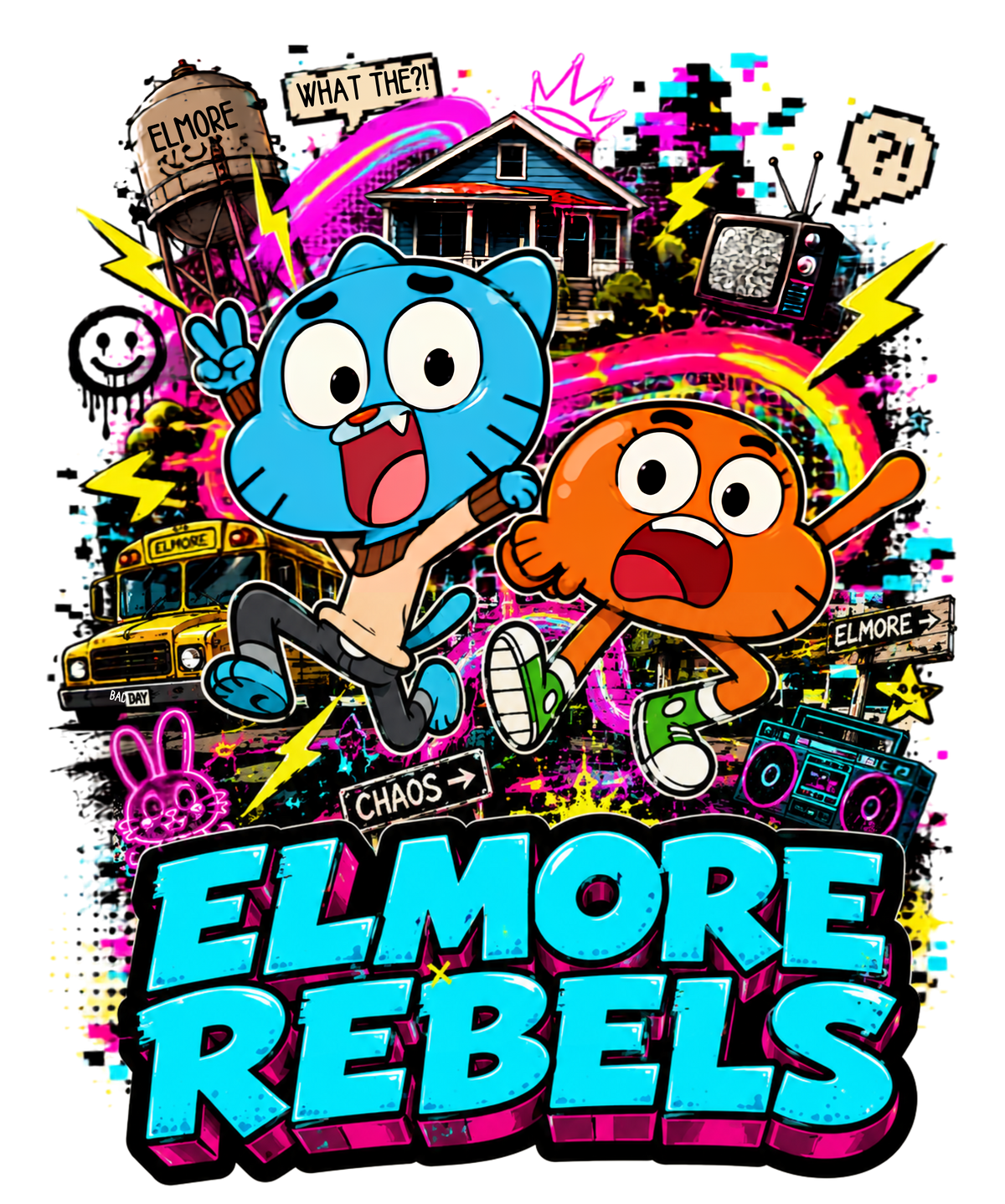 Elmore Rebels Cartoon Streetwear Pop Art
