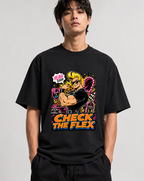 Check The Flex Johnny Bicep Retro Rockabilly 90s Cartoon