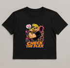 Check The Flex Johnny Bicep Retro Rockabilly 90s Cartoon