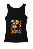 Check The Flex Johnny Bicep Retro Rockabilly 90s Cartoon