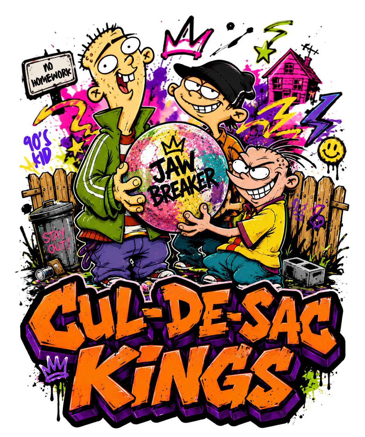 Cul-De-Sac Kings Jawbreaker Ed Edd N Eddy Retro 90s Cartoon