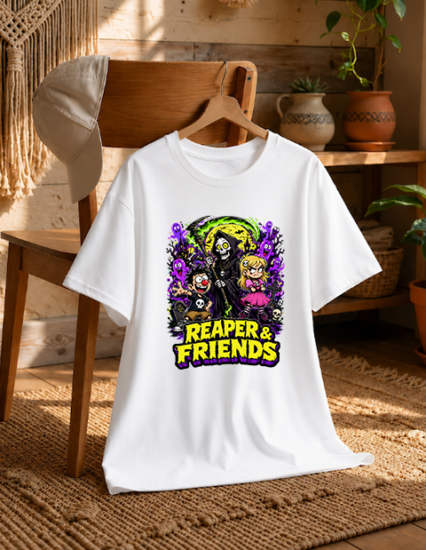 Reaper & Friends Spooky Cartoon Graveyard Goth