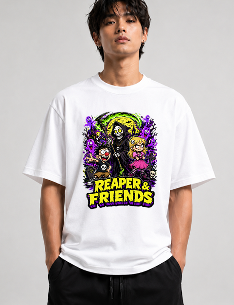 Reaper & Friends Spooky Cartoon Graveyard Goth