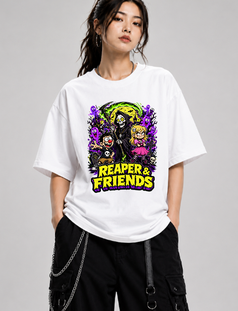 Reaper & Friends Spooky Cartoon Graveyard Goth
