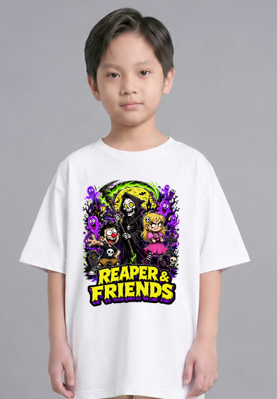 Reaper & Friends Spooky Cartoon Graveyard Goth