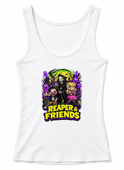 Reaper & Friends Spooky Cartoon Graveyard Goth
