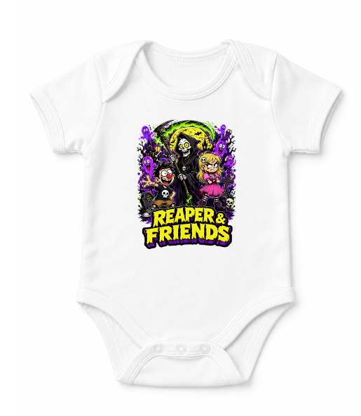 Reaper & Friends Spooky Cartoon Graveyard Goth