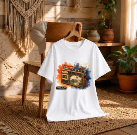 Vintage Vietnam Radio Heritage Ho Chi Minh Mausoleum Watercolor